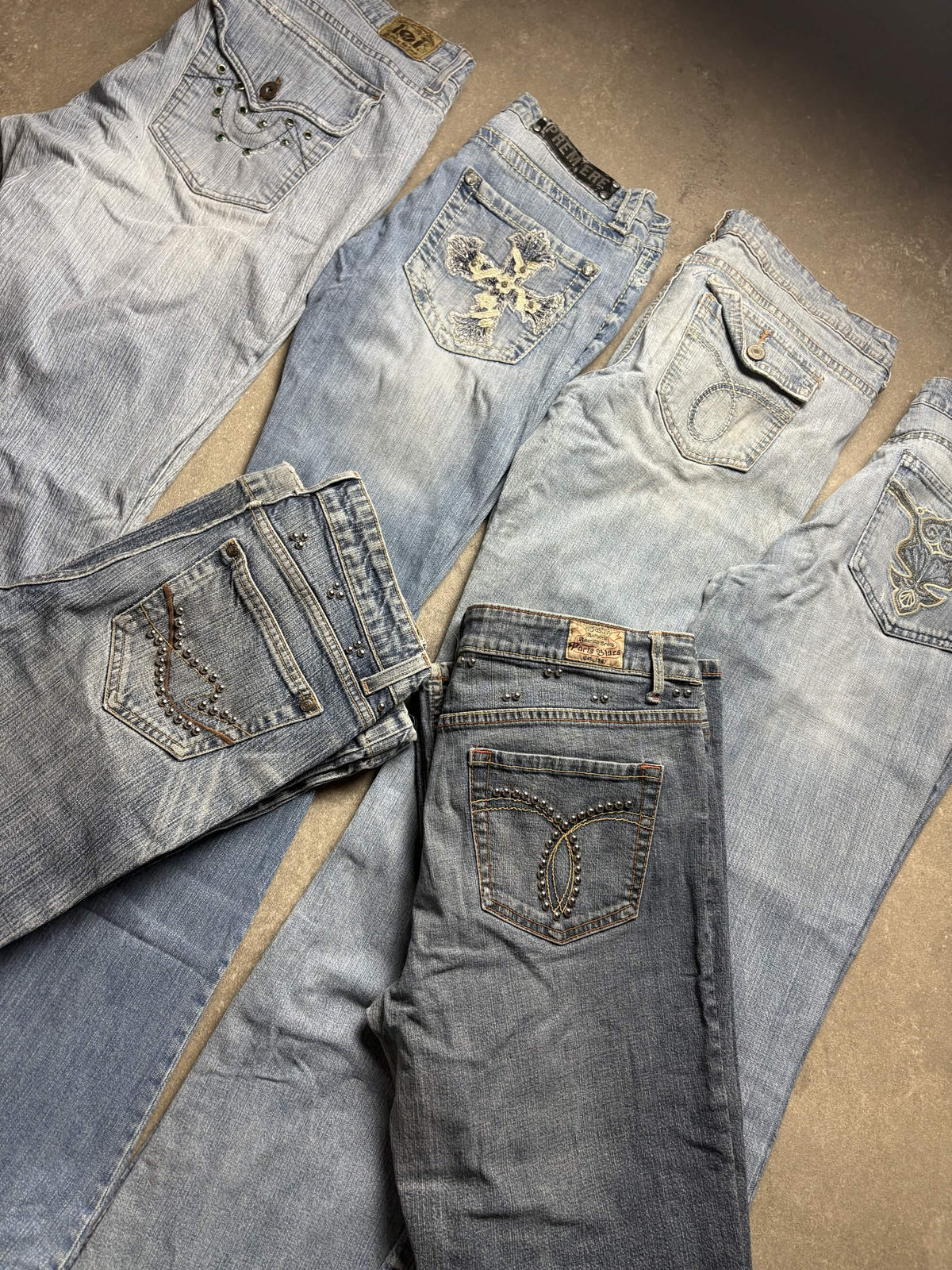 Y2K Bootcut Jeans Bundle (20 Stück)